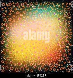 abstrakten Hintergrund blau Weihnachtssterne Stock Vektor