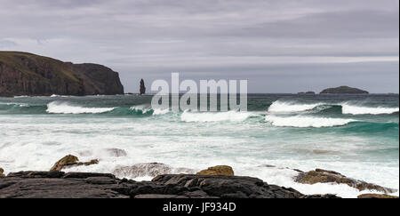 Sandwood Bay, in der Nähe von Cape Wrath, Schottland Stockfoto