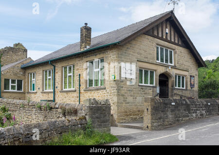 Eyam Museum im Dorf Eyam in Derbyshire Peak District Stockfoto