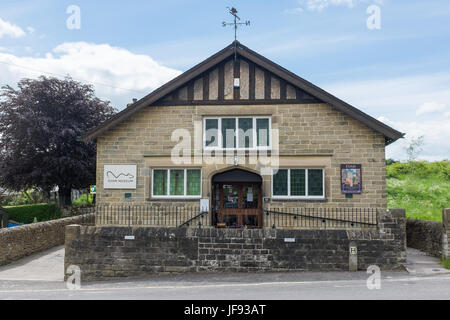 Eyam Museum im Dorf Eyam in Derbyshire Peak District Stockfoto