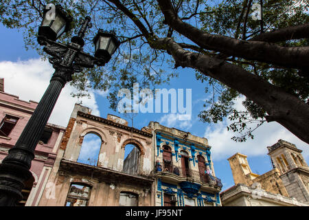 Klassischen historischen Gebäuden entlang des PASEO DE MARTI auch bekannt als der PRADO - Havanna, Kuba Stockfoto
