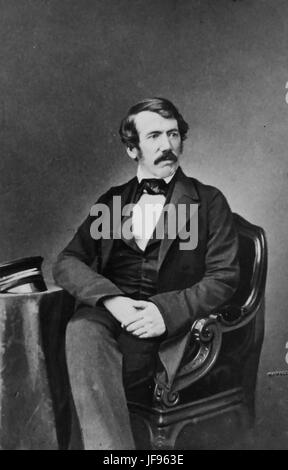 DAVID LIVINGSTONE (1813-1873) schottische medizinischer Missionar und Afrikaforscher um 1850 Stockfoto