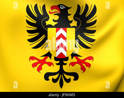 Flagge von Neuchatel Stockfoto