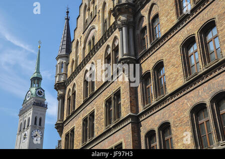 Kirche St. Peter in München, Deutschland Stockfoto