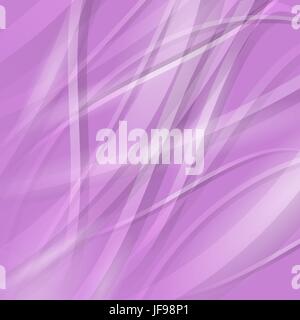 Abstrakte Pink Wave Hintergrund. Pink Wave Linienmuster. Stock Vektor