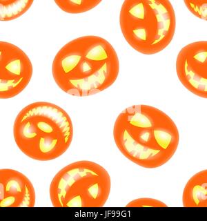 Halloween nahtlose Muster Stock Vektor