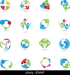 Menschen, Menschen, Menschen, Folk, Personen, Mensch, Mensch, Person, Stock Vektor