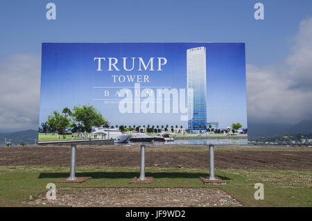 Trump Tower Projekt in Batumi, Schwarzes Meer Stockfoto