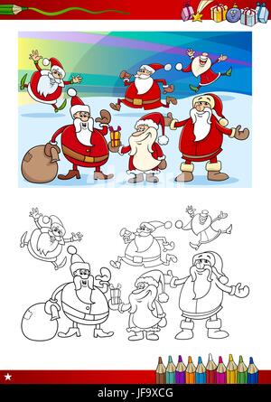 Weihnachten Malvorlagen Stock Vektor