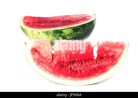 Scheiben von lecker Wassermelone, Nahaufnahme Stockfoto