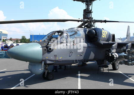 Kampfhubschrauber Ka-52 Alligator Stockfoto