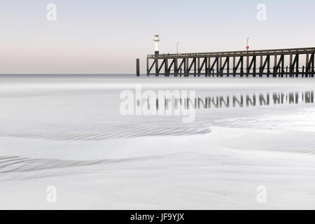 Leuchtturm von Blankenberge, Flandern, Belgien Stockfoto