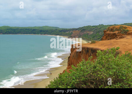 Antenne Meereslandschaftszene Pipa in Brasilien Stockfoto