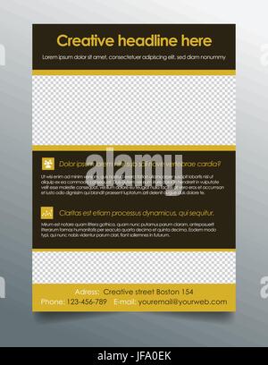 Business-Flyer-Vorlage Stock Vektor