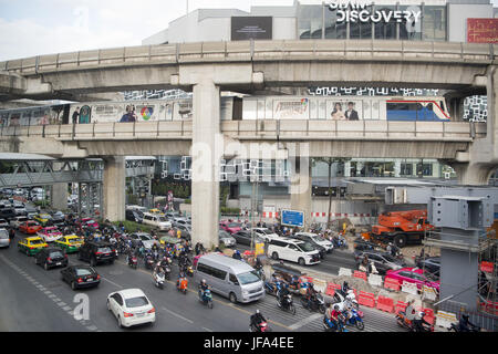 THAILAND BANGKOK SIAM SQUARE TRAFIC Stockfoto