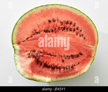 Eine halbe Wassermelone Stockfoto