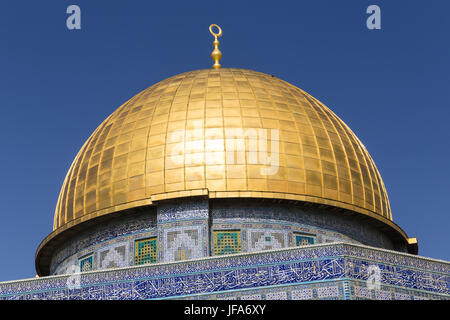 Dom der Rock, Jerusalem, Israel Stockfoto