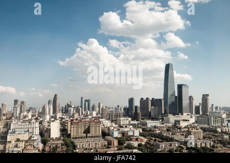 Moderne Tianjin Stadtbild Stockfoto