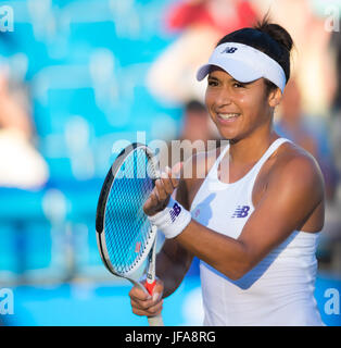 Eastbourne, Great, UK. 29. Juni 2017. Heather Watson beim Tennisturnier 2017 Aegon International WTA Premier Credit: Jimmie48 Fotografie/Alamy Live News Stockfoto