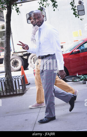 New York, New York, USA. 30. Juni 2017. Taye Diggs in New York City am 30. Juni 2017. Bildnachweis: MediaPunch Inc/Alamy Live-Nachrichten Stockfoto