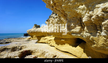 Praia Evaristo eine der Algarve-Küste Stockfoto