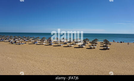 Praia Peneco an der Algarve Küste von portugal Stockfoto