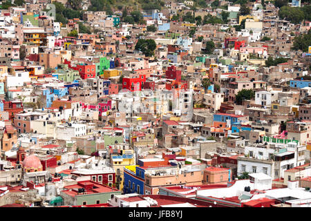 Ansicht der Stadt Guanajuato, Mexiko Stockfoto