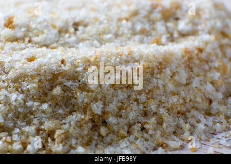 Stapel von Brotkrumen Stockfoto