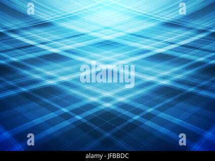 Blaue Wellenlinien abstrakt Hintergrund Stockfoto