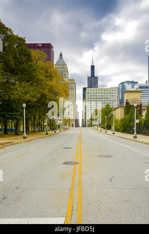 Jackson Boulevard in Chicago. Stockfoto