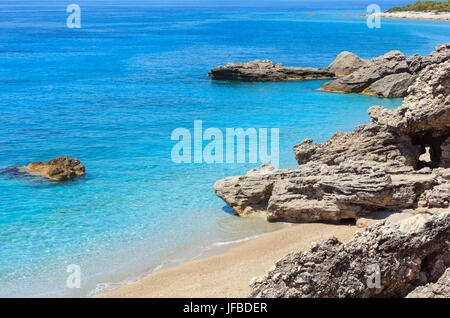 Drymades Strand, Albanien. Stockfoto