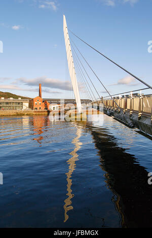 Swansea Marina Stockfoto