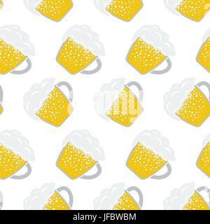 Nahtlose Oktoberfest Muster Stock Vektor