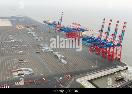 Jade Weser Port Stockfoto