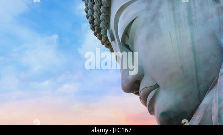 Hyogo Daibutsu - den großen Buddha im Nofukuji Tempel in Kobe, Japan Stockfoto