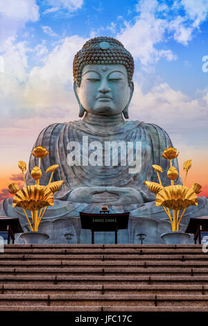 Hyogo Daibutsu - den großen Buddha im Nofukuji Tempel in Kobe, Japan Stockfoto