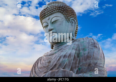 Hyogo Daibutsu - den großen Buddha im Nofukuji Tempel in Kobe, Japan Stockfoto