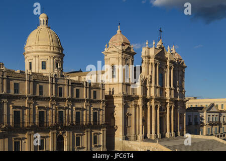 Die Kathedrale von Noto, Sizilien Stockfoto