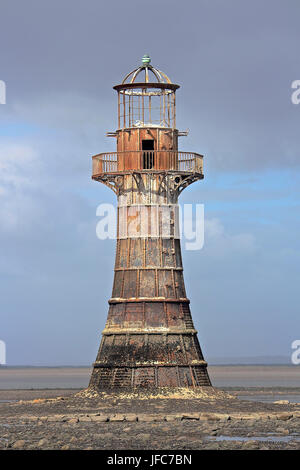 Leuchtturm - Whitford Point Stockfoto