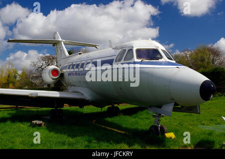 De Havilland DH125/ SRS 1,HS125 G-ARYC, in Salisbury Hall, Stockfoto