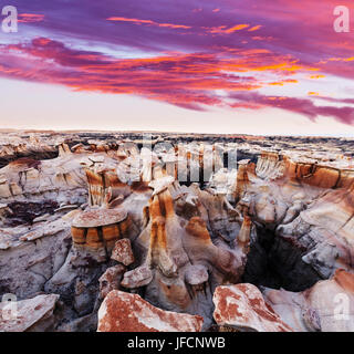 Bisti Badlands Stockfoto