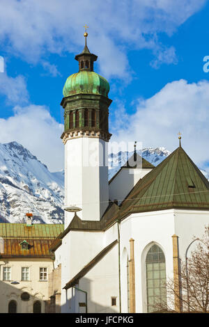 Altstadt in Innsbruck Österreich Stockfoto