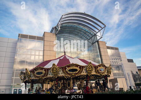 Cribbs Causeway Haupteingang Stockfoto