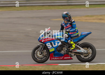 Britische Superbike Snetterton Norfolk 2017 Stockfoto