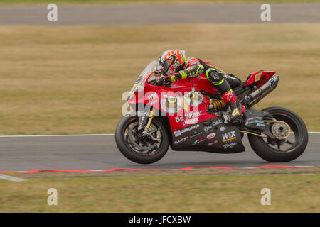 Britische Superbike Snetterton Norfolk 2017 Stockfoto