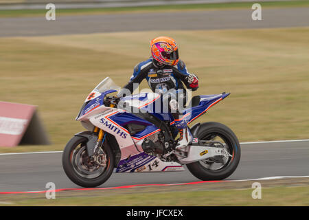 Britische Superbike Snetterton Norfolk 2017 Stockfoto