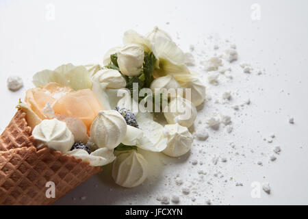 Valentinstag Eis Stockfoto