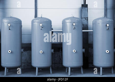 Neue gas Tanks Stockfoto