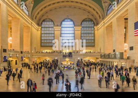 Haupthalle Grand Central Terminal, New York Stockfoto