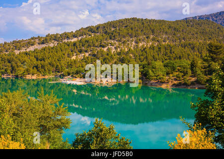 Europas grösste alpine Canyon Verdon Stockfoto